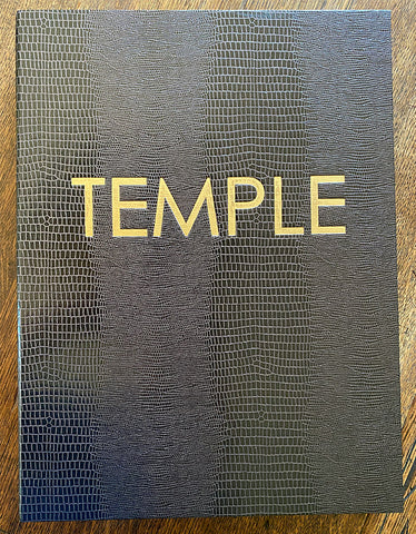 SALE! $50 off at check out! Temple Limited Edition of 200 - coffee table book (2023)